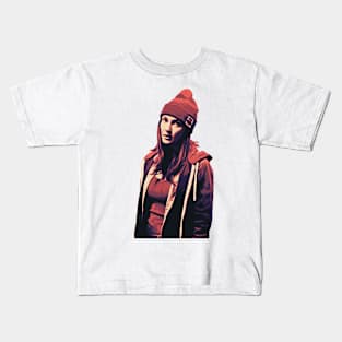 Nicole Haught Colorful Vector - Wynonna Earp Season 4 Kids T-Shirt